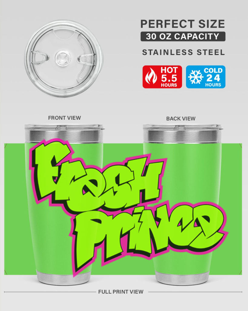 fresh prince 146#- black words phrases- Cotton Tank