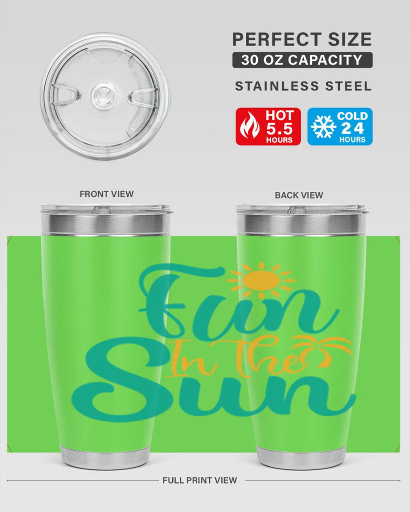fun in the sun Style 104#- summer- Tumbler