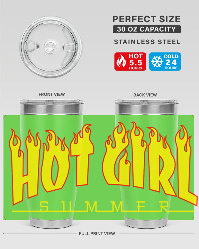 hot girl  summer fire 123#- black words phrases- Cotton Tank