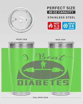i beat diabetes Style 33#- diabetes- Tumbler