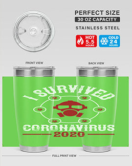 i survived coronavirus Style 32#- corona virus- Tumbler