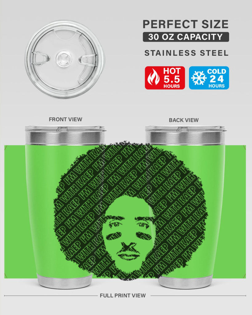 imwithkaep 24#- black men - boys- tumbler