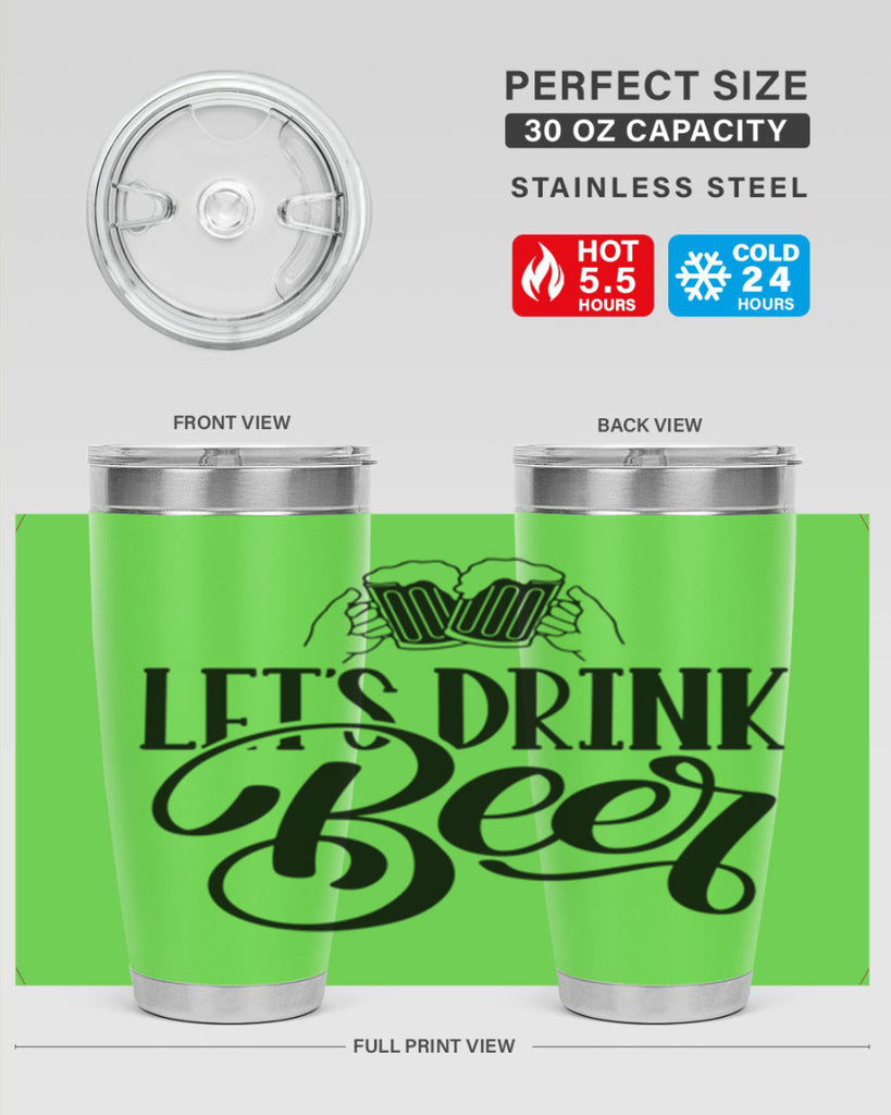 lets drink beer 29#- beer- Tumbler