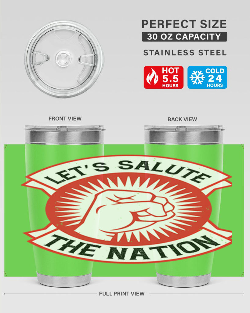 lets selut the nation Style 126#- Fourt Of July- Tumbler