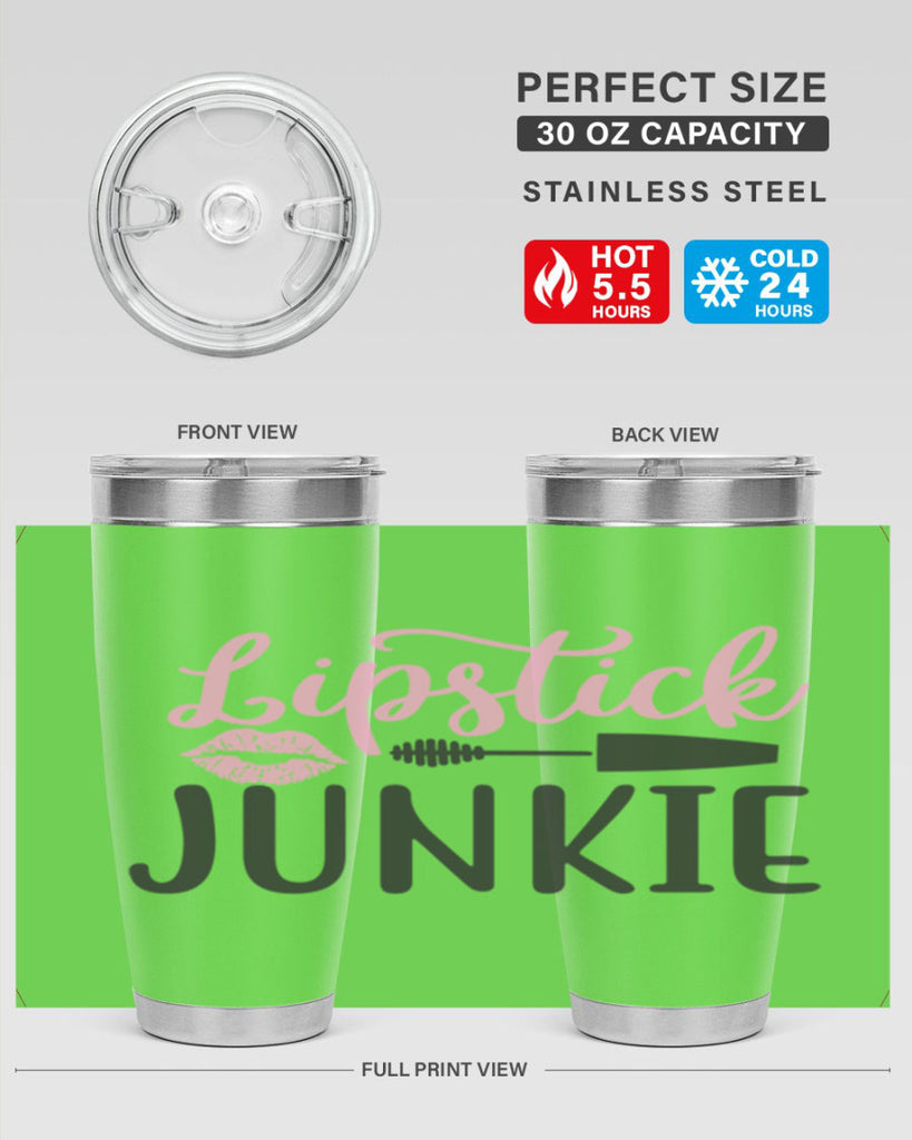 lipstick junkie Style 154#- make up- Tumbler