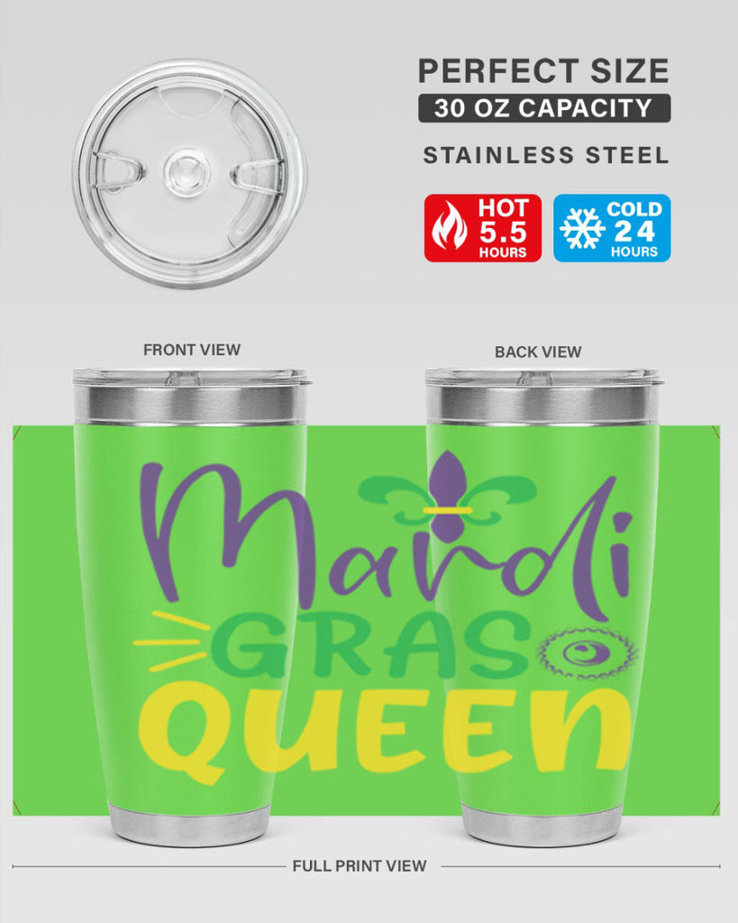 mardi gras queen 79#- mardi gras- Tumbler
