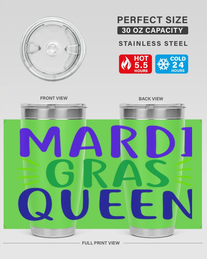 mardi gras queen 7#- mardi gras- Tumbler