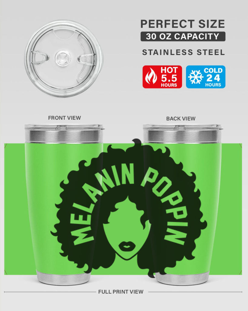 melanin poppin 85#- black words phrases- Cotton Tank