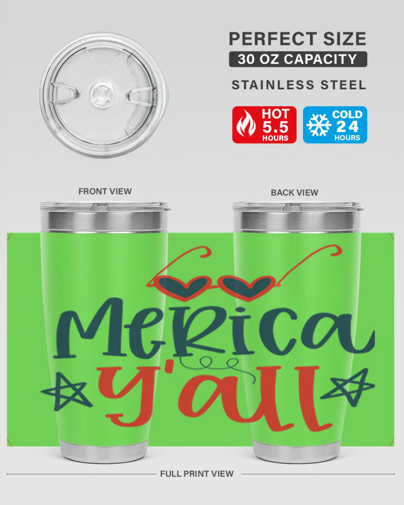 merica y all Style 82#- Fourt Of July- Tumbler