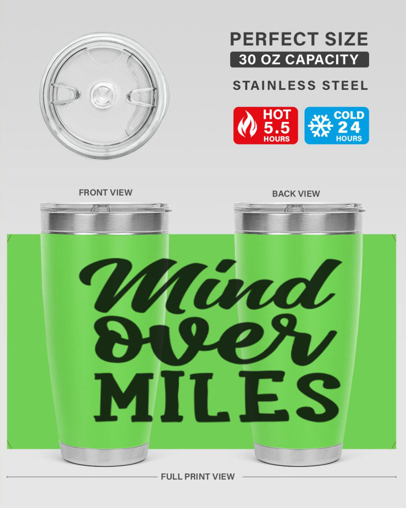 mind over miles 28#- gym- Tumbler