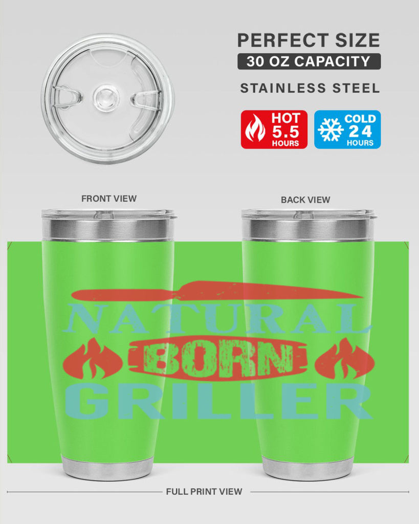 natural born griller 19#- bbq- Tumbler