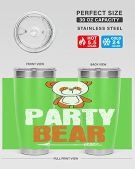 party bear 25#- Bears- Tumbler