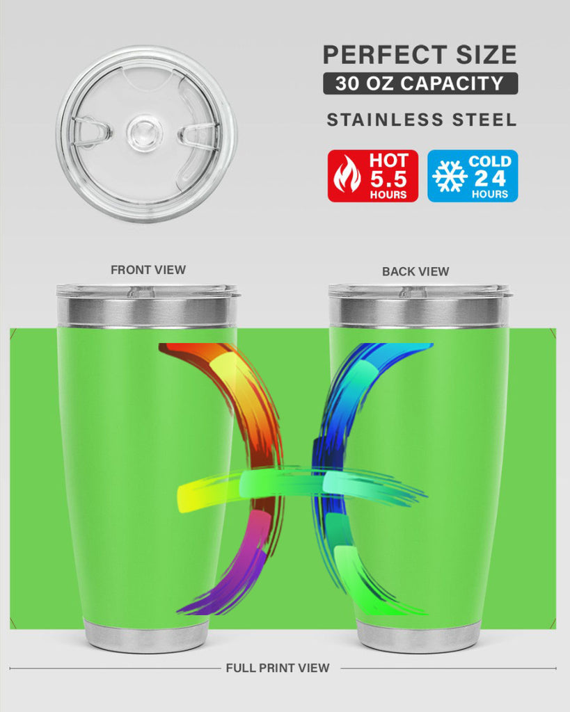 pisces 370#- zodiac- Tumbler