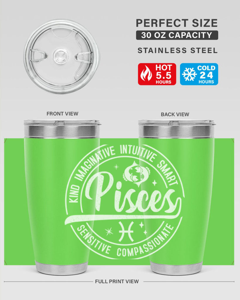 pisces 374#- zodiac- Tumbler