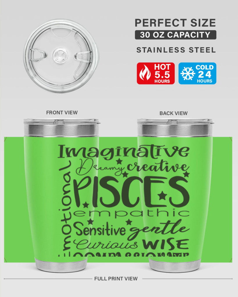 pisces 570#- zodiac- Tumbler