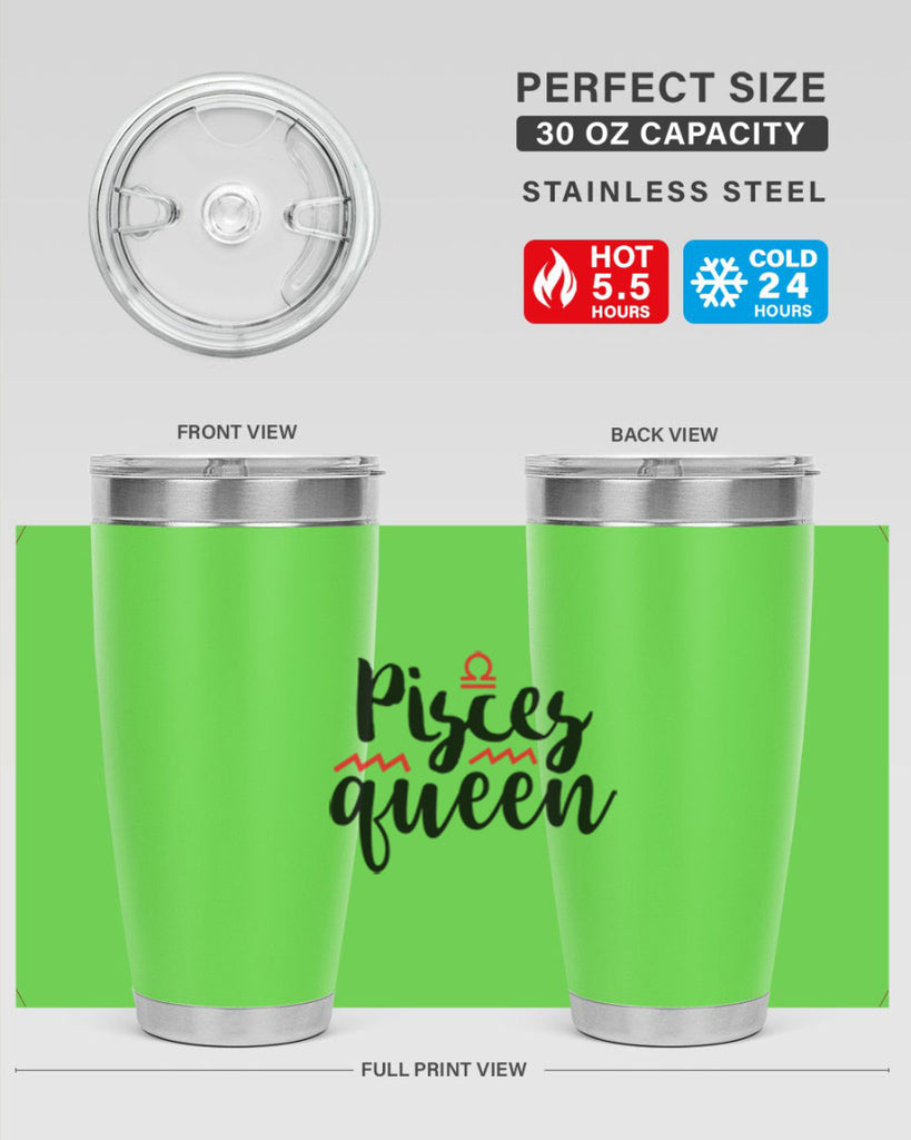 pisces queen 368#- zodiac- Tumbler
