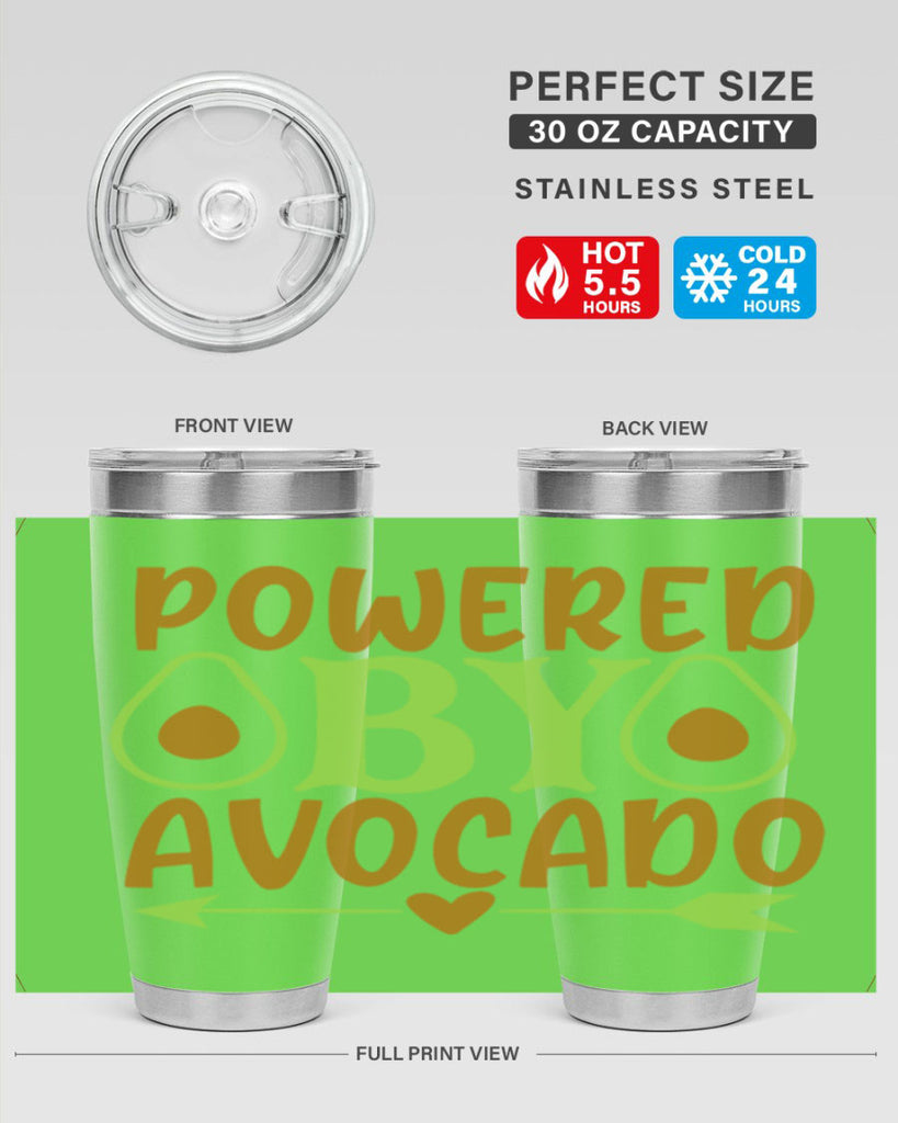 powered by avocado 3#- avocado- Tumbler