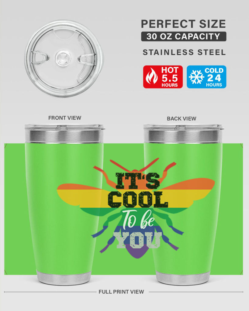pride bee cool 70#- lgbt- Tumbler