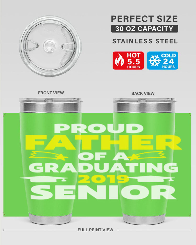 proud father of a graduating 264#- fathers day- Tumbler