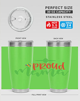 proud mama Style 38#- autism- Tumbler