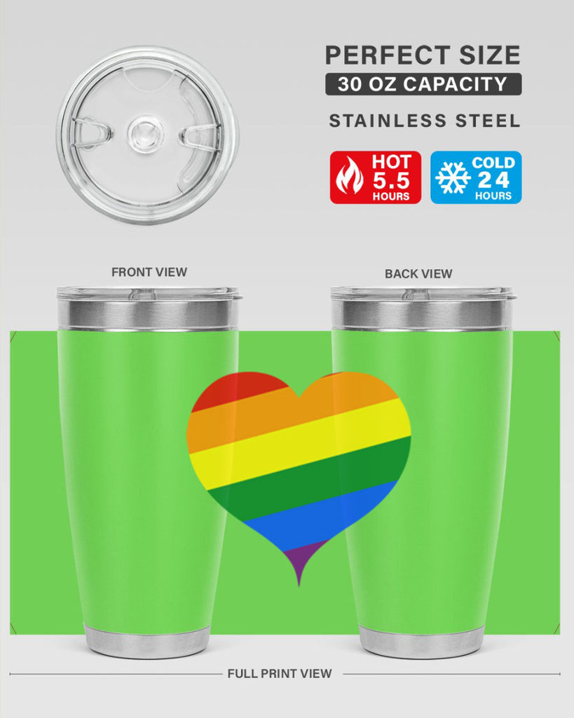rainbow hear 8#- lgbt- Tumbler