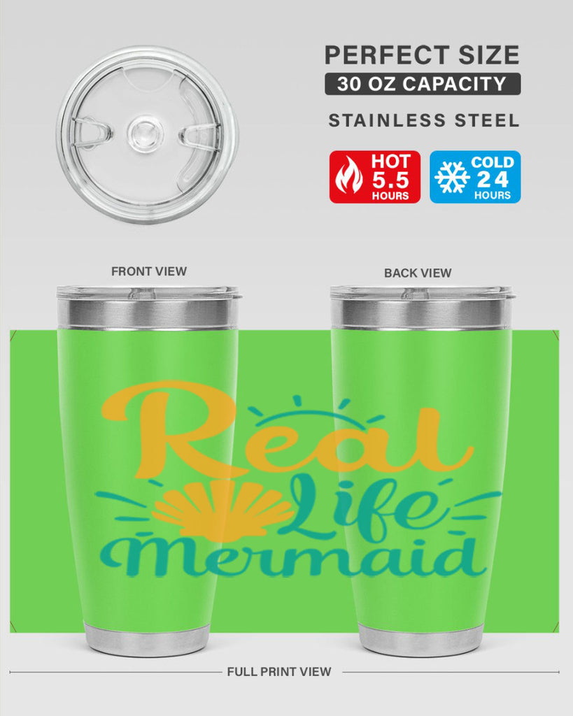 real life mermaid Style 79#- summer- Tumbler