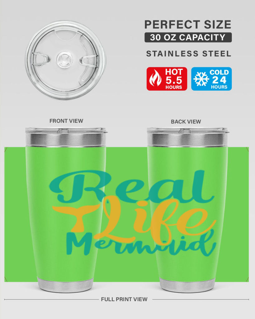 real life mermaid Style 80#- summer- Tumbler