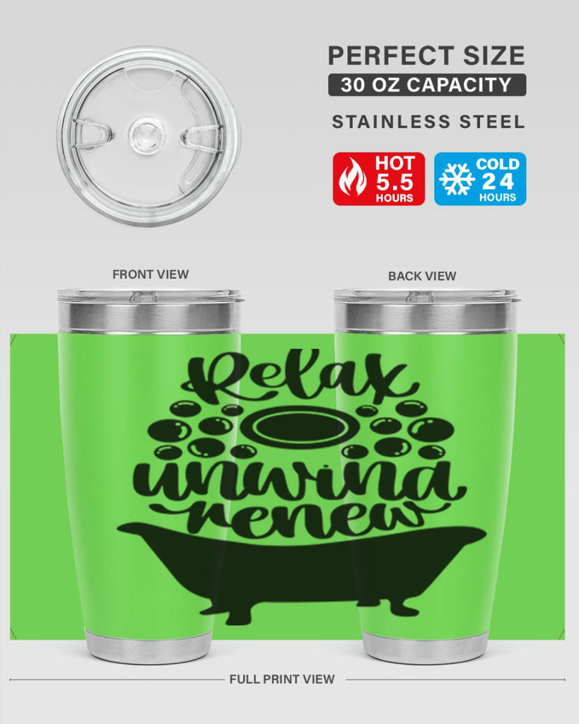 relax unwind renew 19#- bathroom- Tumbler