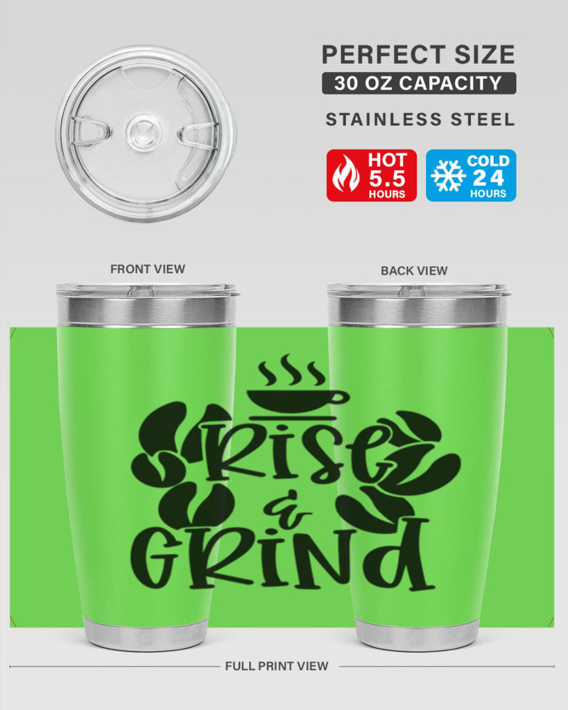 rise grind 31#- wine- Tumbler