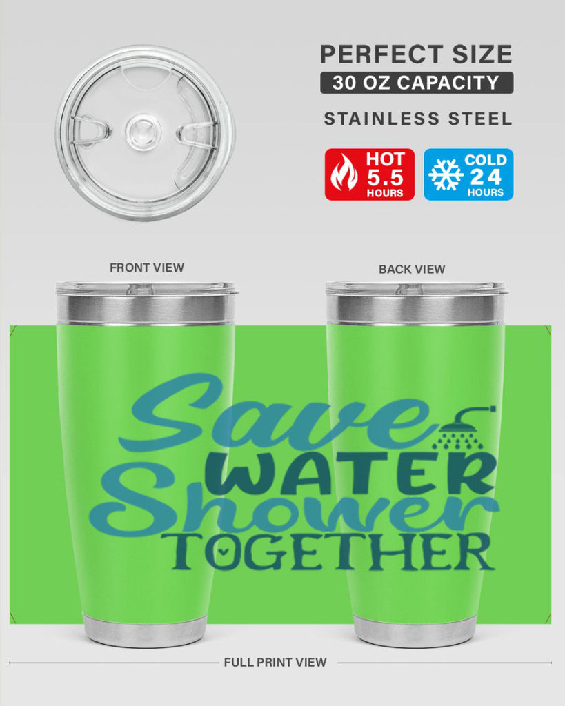 save water shower together 60#- bathroom- Tumbler
