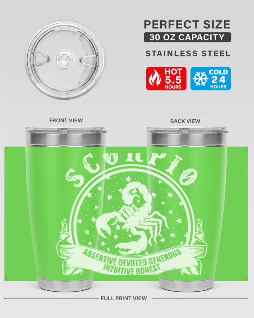 scorpio 30#- zodiac- Tumbler