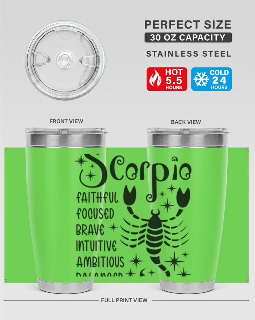 scorpio 431#- zodiac- Tumbler