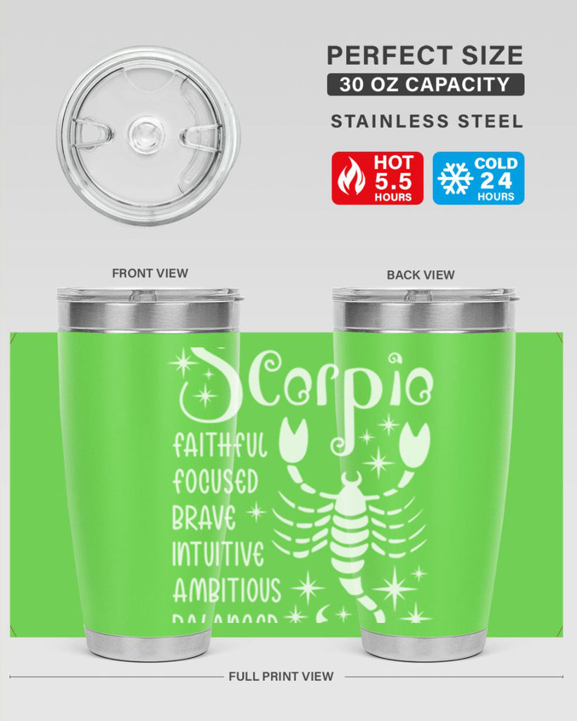 scorpio 435#- zodiac- Tumbler