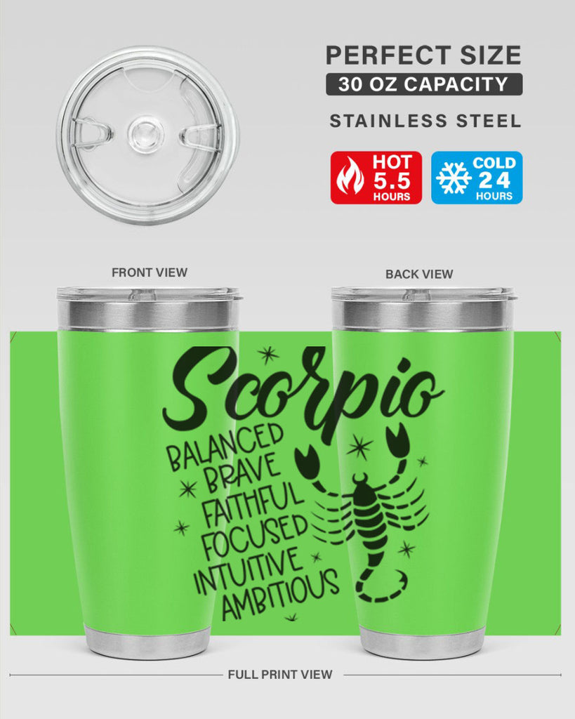 scorpio 436#- zodiac- Tumbler
