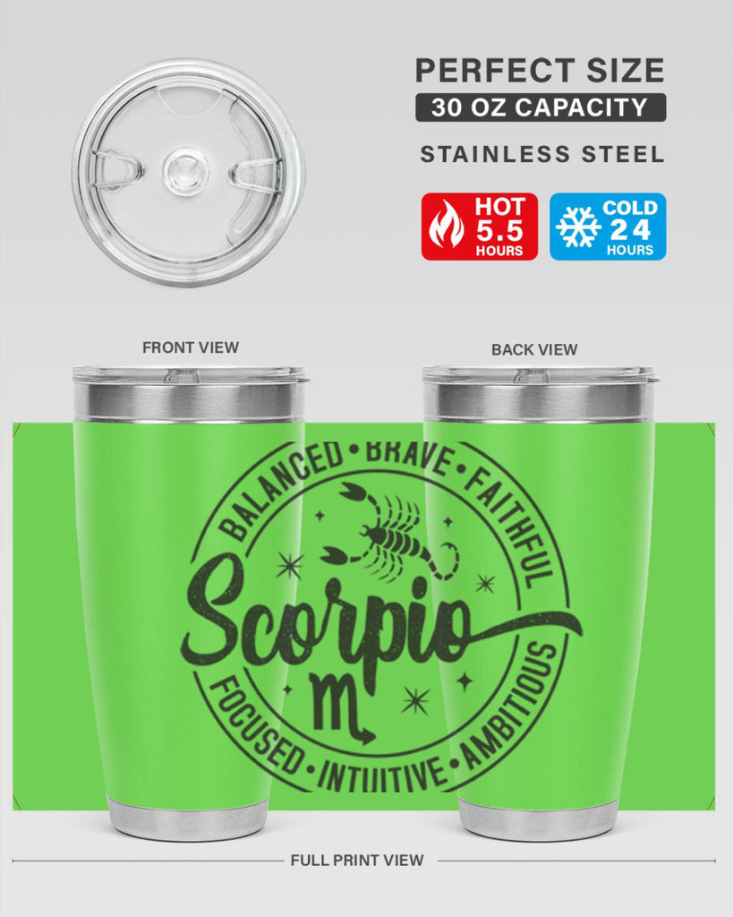 scorpio 438#- zodiac- Tumbler