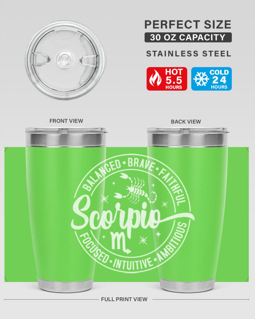 scorpio 439#- zodiac- Tumbler