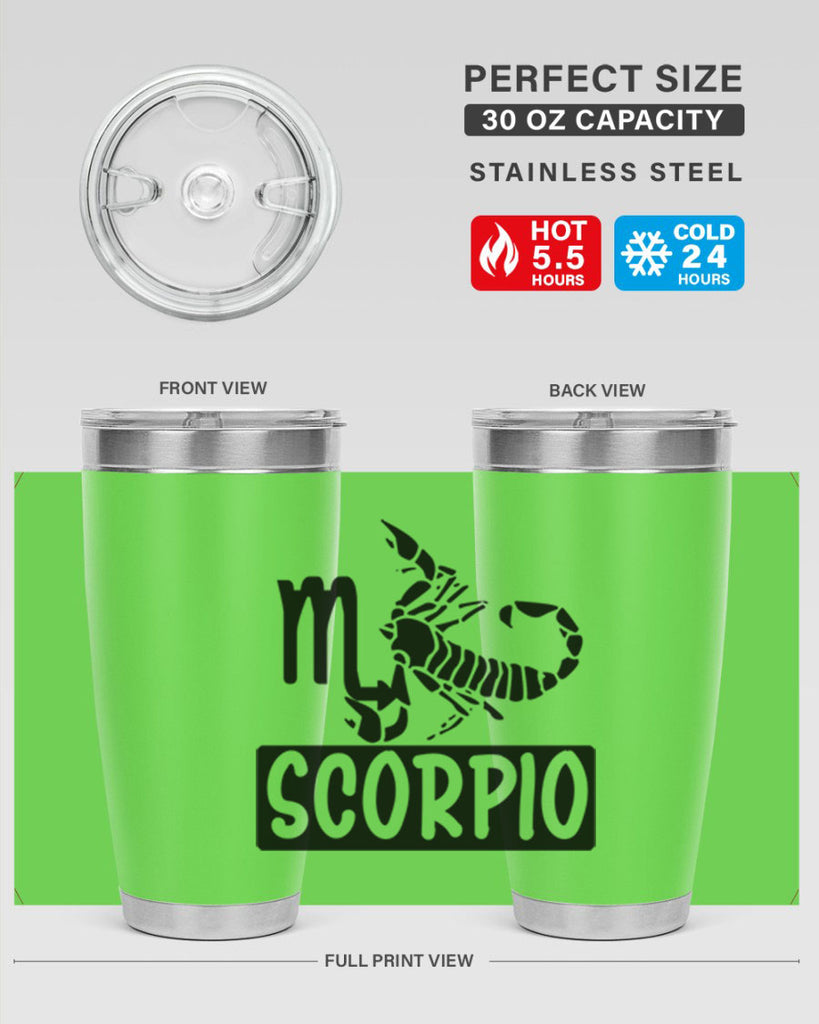 scorpio 440#- zodiac- Tumbler