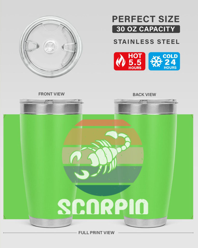scorpio 451#- zodiac- Tumbler