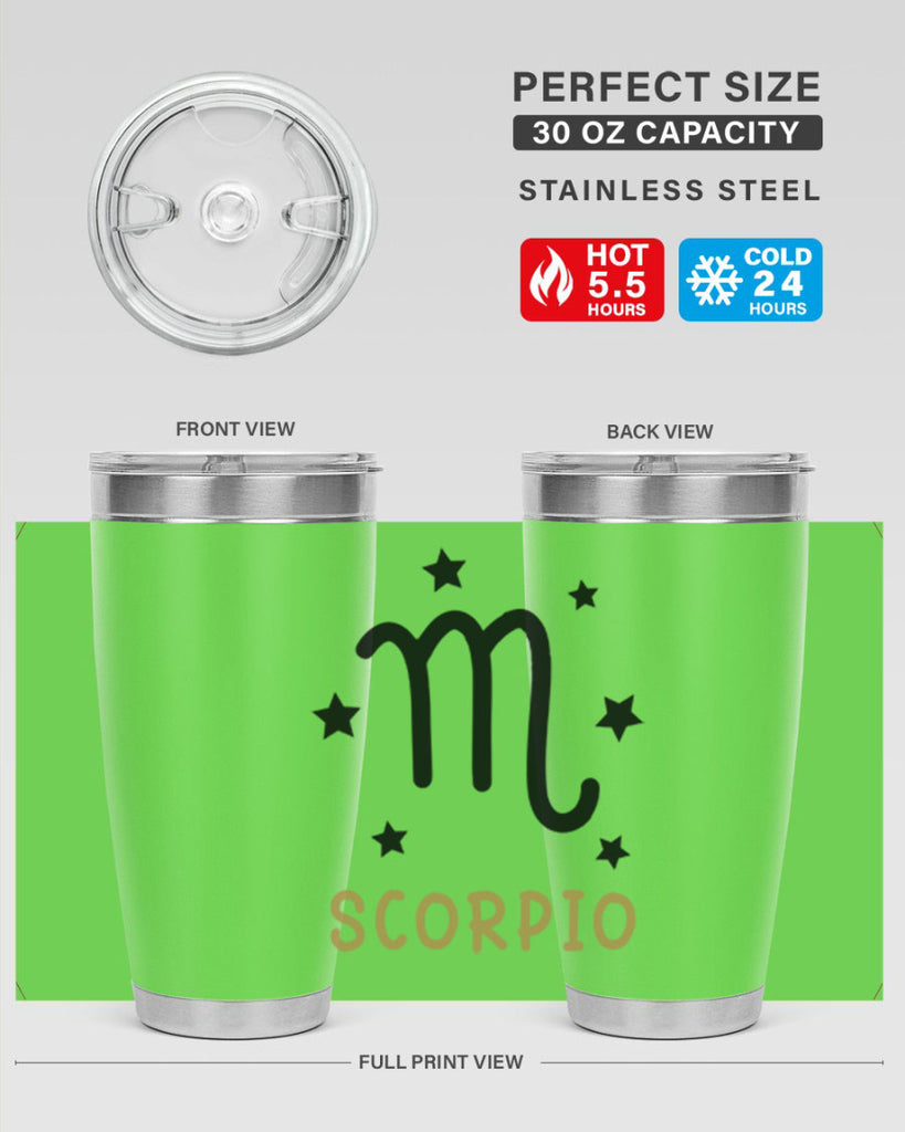 scorpio 455#- zodiac- Tumbler