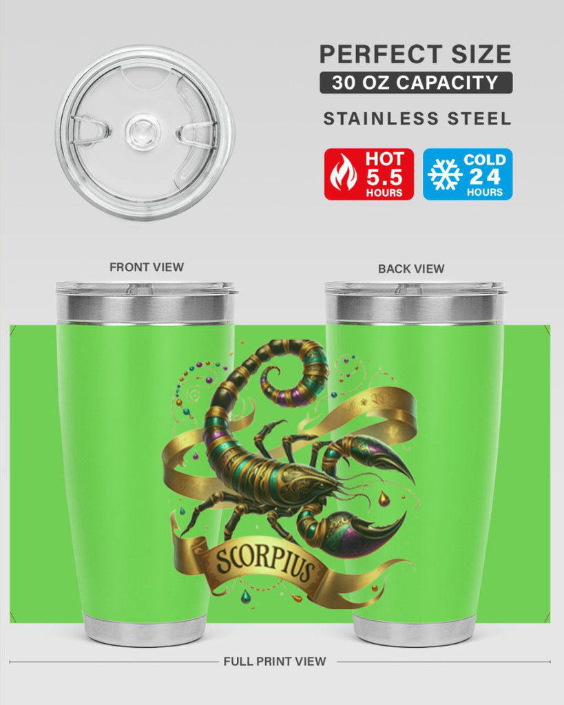 scorpio 459#- zodiac- Tumbler