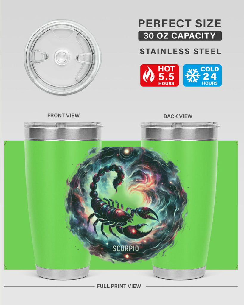 scorpio 461#- zodiac- Tumbler