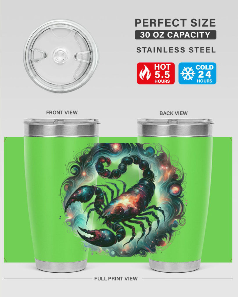 scorpio 462#- zodiac- Tumbler