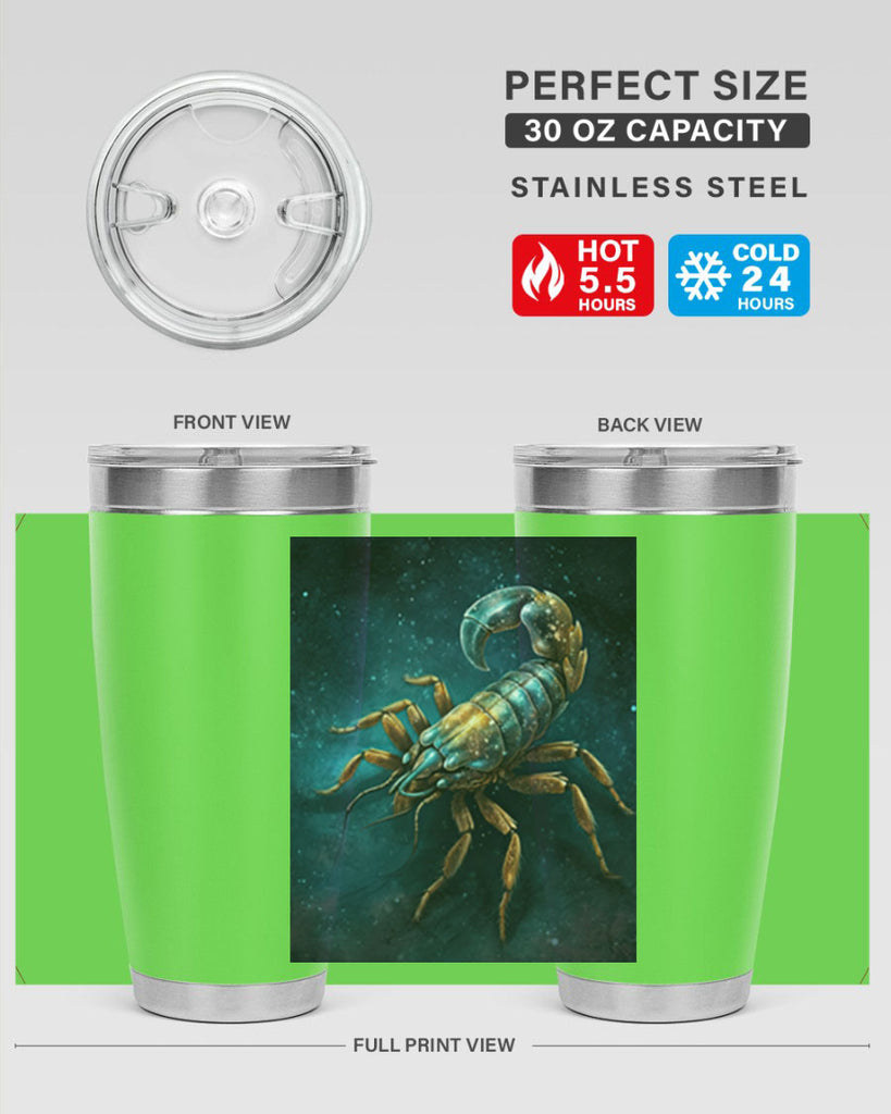 scorpio 46#- zodiac- Tumbler