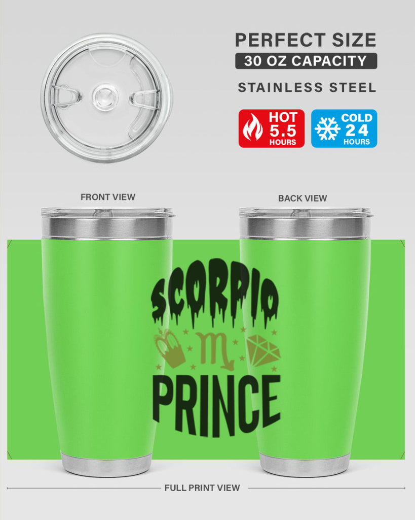 scorpio prince 445#- zodiac- Tumbler