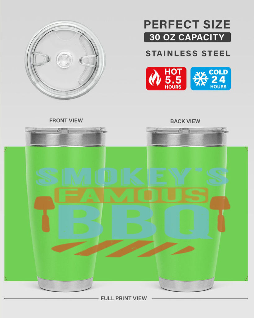 smokeys famous bbq 11#- bbq- Tumbler