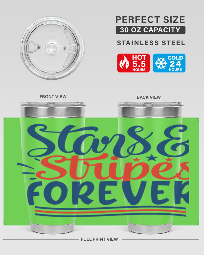 stars stripes forever Style 74#- Fourt Of July- Tumbler
