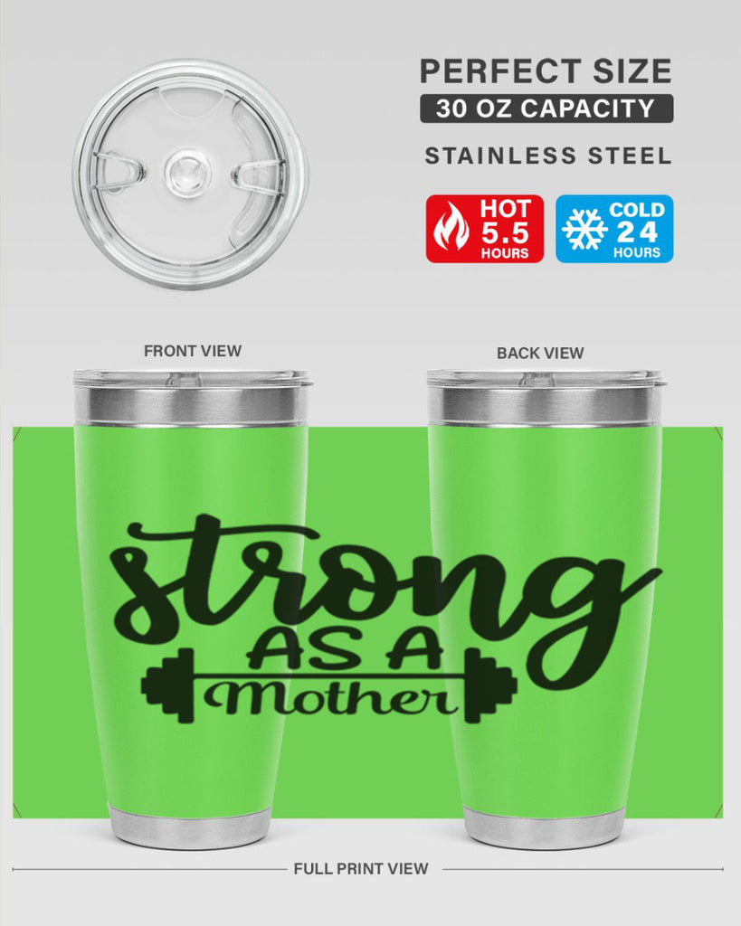 strong as a mother 13#- gym- Tumbler