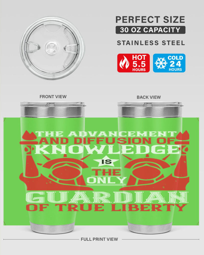the advencement and diffusion of knowledge Style 190#- Fourt Of July- Tumbler