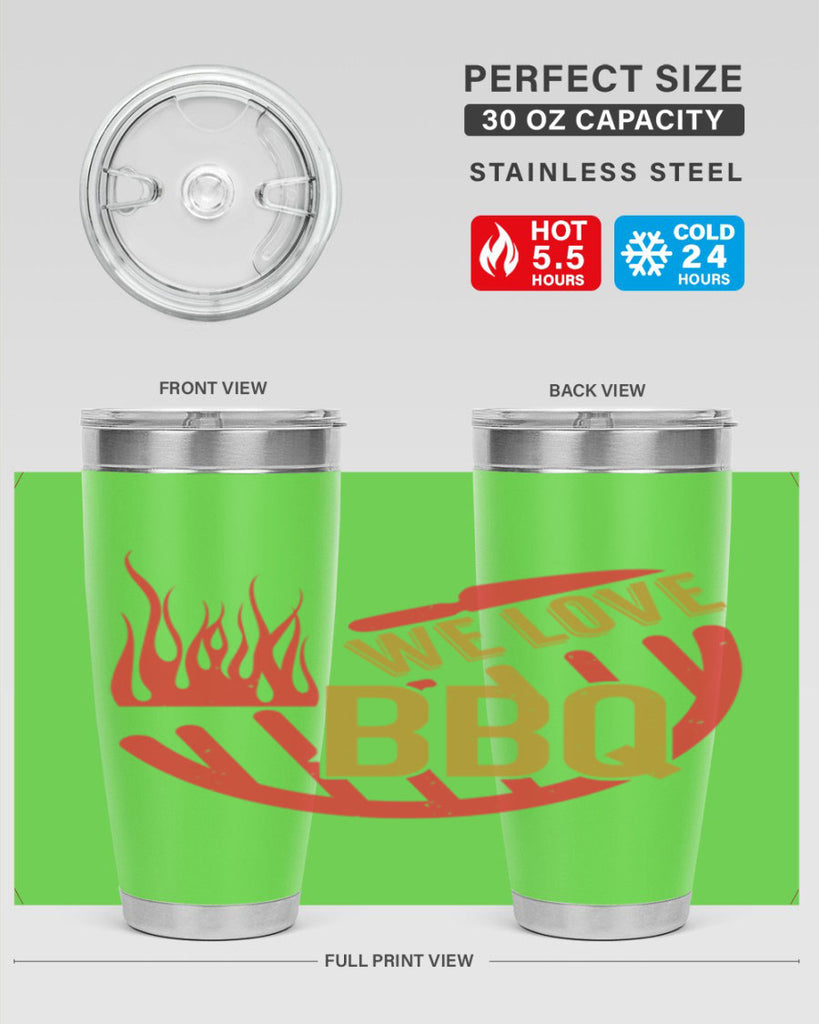we love bbq 7#- bbq- Tumbler