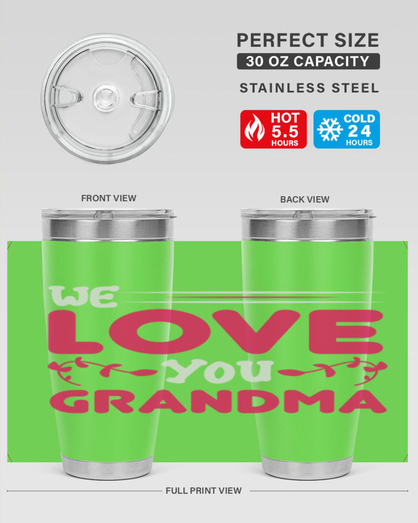 we love you grandma 27#- mom- Tumbler